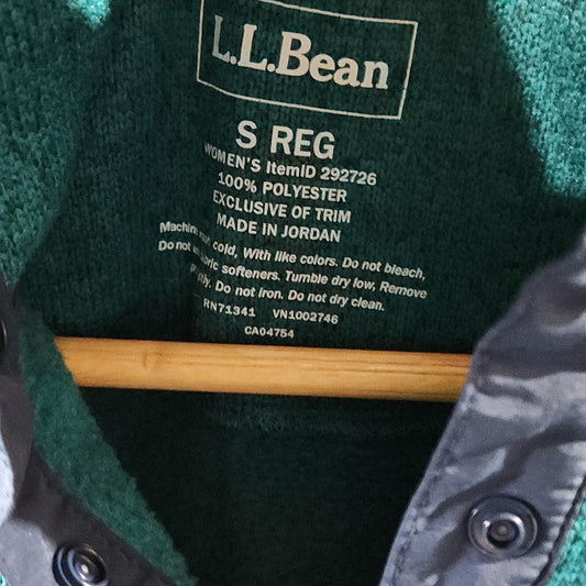 L.L. Bean 1/4 Zip Fleece Jacket S