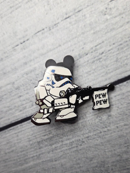 Disney Star Wars Stormtrooper Pew Pew 2014 Trading Pin