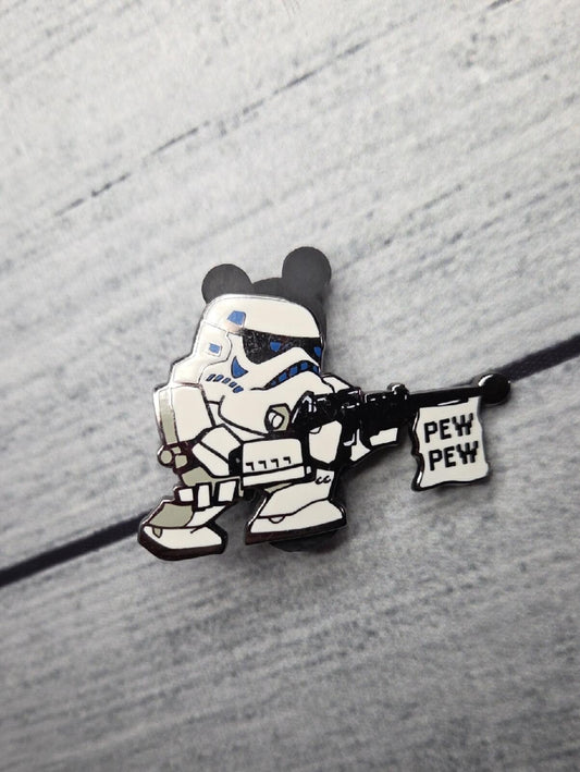 Disney Star Wars Stormtrooper Pew Pew 2014 Trading Pin