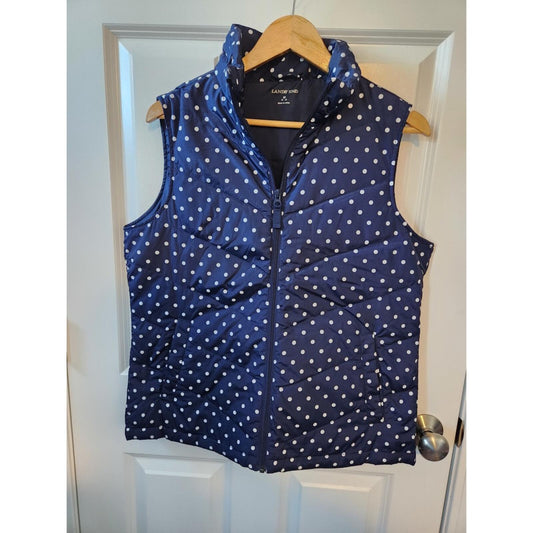 Lands End Down Vest M 10-12