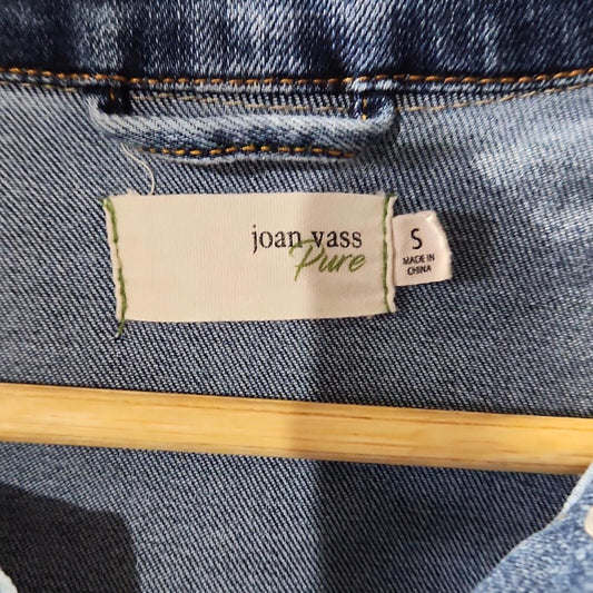 Joan Vass Pure Denim Jacket S