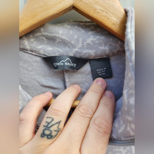 Eddie Bauer Knit Quarter Zip M