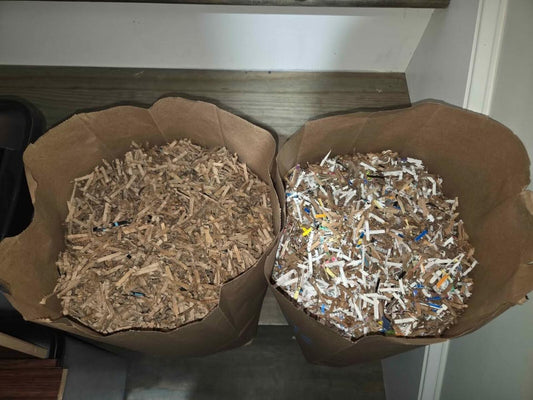 Shredded Material for Gardening/composting or Packing Material