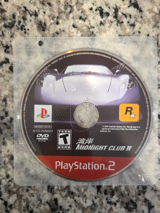 Midnight Club II (PS2) Playstation 2 Disc - NO CASE
