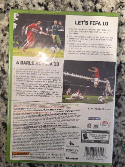 FIFA Soccer 10 Xbox 360 Game