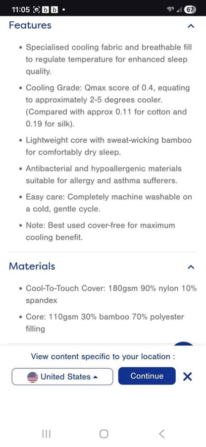Ecosa Cooling Comforter