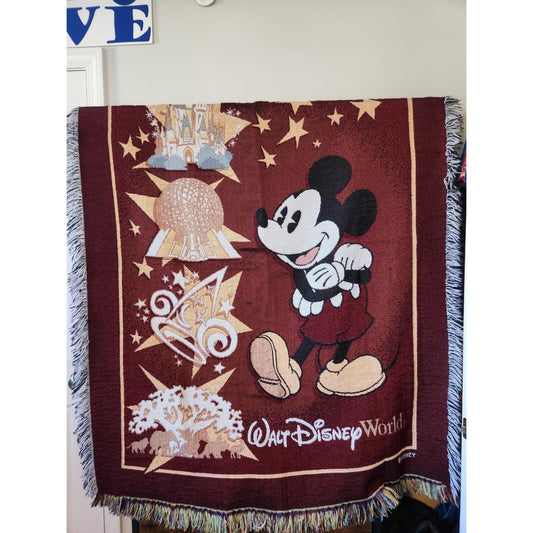 Disney World Parks Woven Blanket