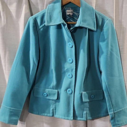 Chicos Jacket Size 1/Medium