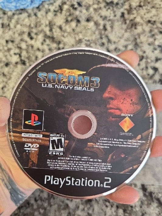SOCOM 3 (PS2) Playstation 2 Game Disc - NO CASE