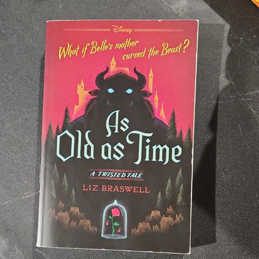 Disney 'As Old as Time' Book with Red and Black Cover