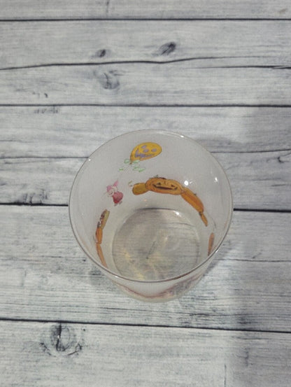 Disney Winnie The Pooh Halloween Pumpkin Frosted Glass