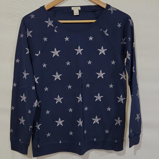 J. Crew Long Sleeved Patriotic Top S