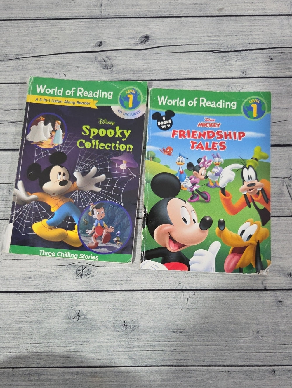 Disney Set Of 2 World of Reading Level 1