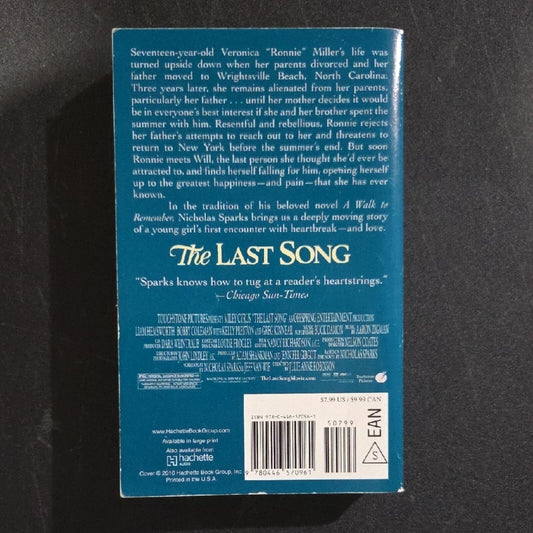 The Last Song by Nicholas Sparks Paperback