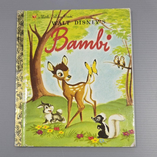 Vintage Walt Disney's Bambi Little Golden Book