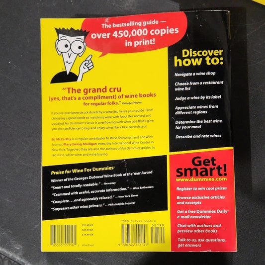 Wine for Dummies Book
