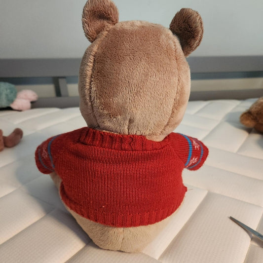 Winter Pooh Red Sweater