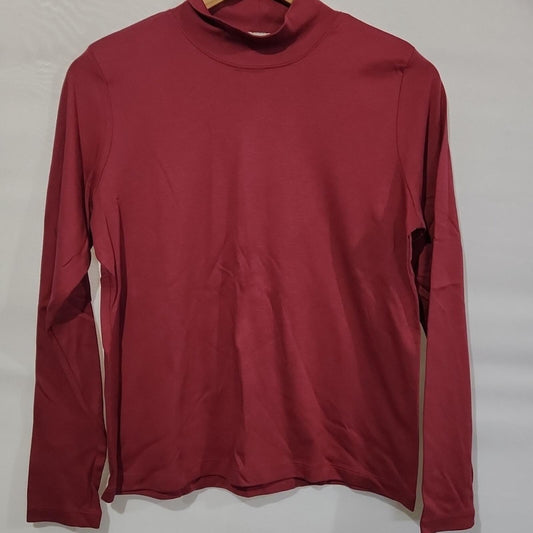 L.L. Bean Pima Cotton Long Sleeve Turtle Neck S