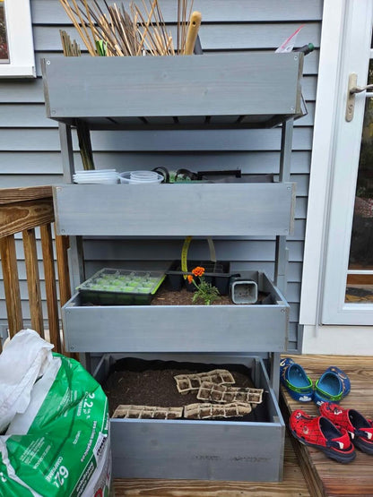 New in Box 4 tier planter