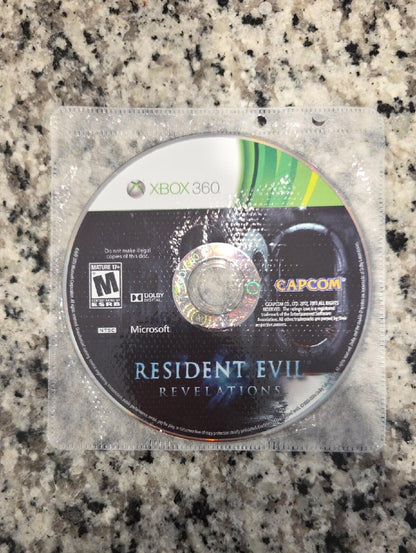 Resident Evil: Revelations Xbox 360 Game Disc - NO CASE
