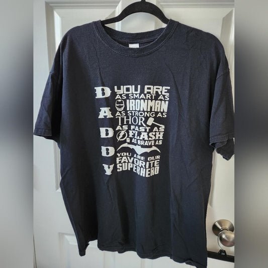 Superhero Dad TShirt XL