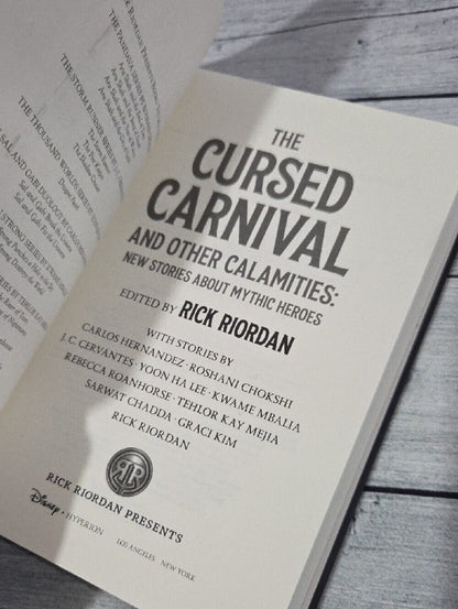 Rick Riordan Presents The Cursed Carnival and Other Calamities Hardcover