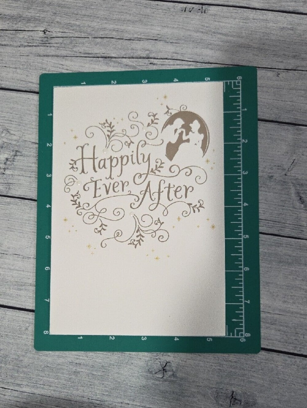 Disney Hallmark White Cinderella Greeting Card For Decor