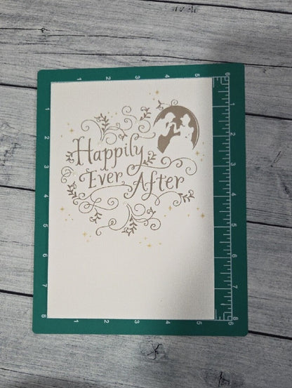 Disney Hallmark White Cinderella Greeting Card For Decor