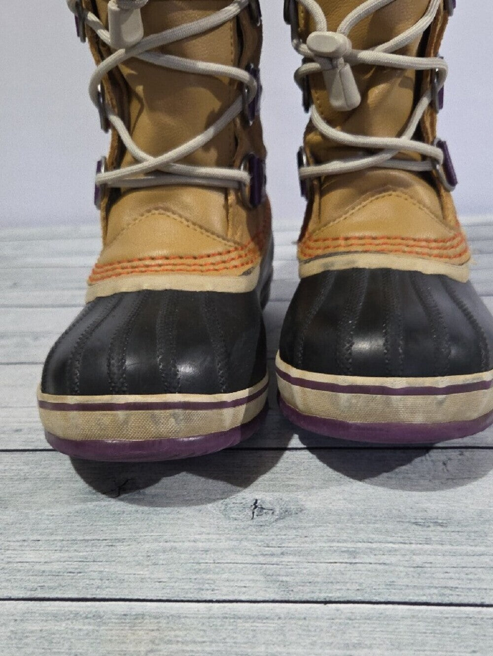 Sorel Joan Of Arctic Youth Waterproof Winter Boots Size 2