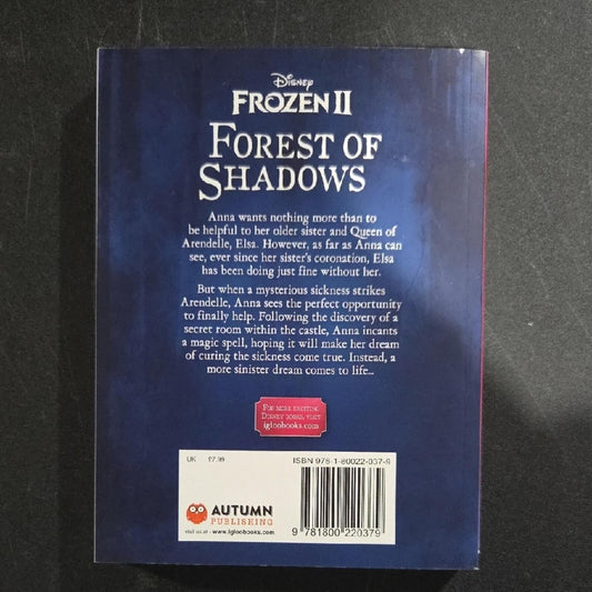 Disney Frozen II Forest of Shadows Book - Purple and Blue