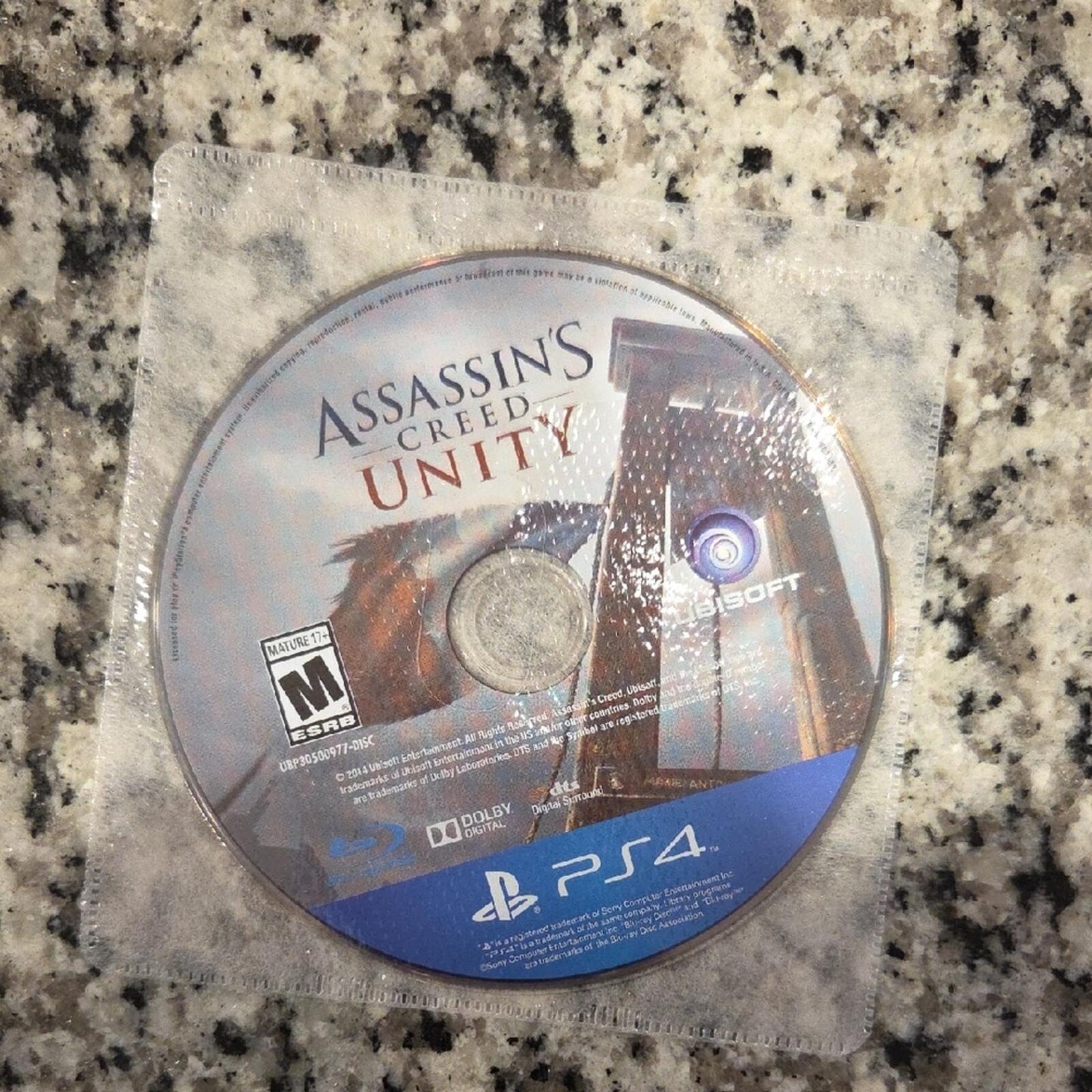 Assassin's Creed Unity for PS4 - NO CASE