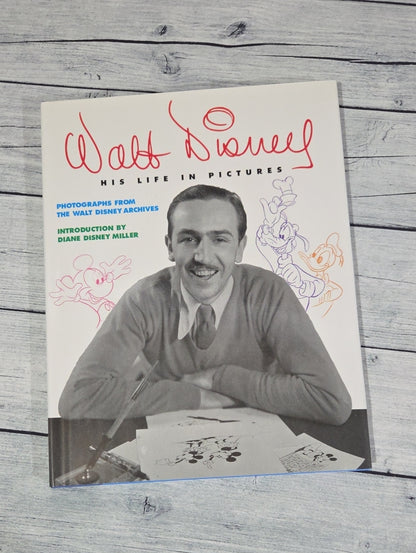 Walt Disney: His Life in Pictures Hardcover Book