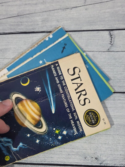 Set of Vintage Golden Guides Nature Books