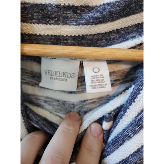 Weekend By Chico's Cowl Neck Sweater 0