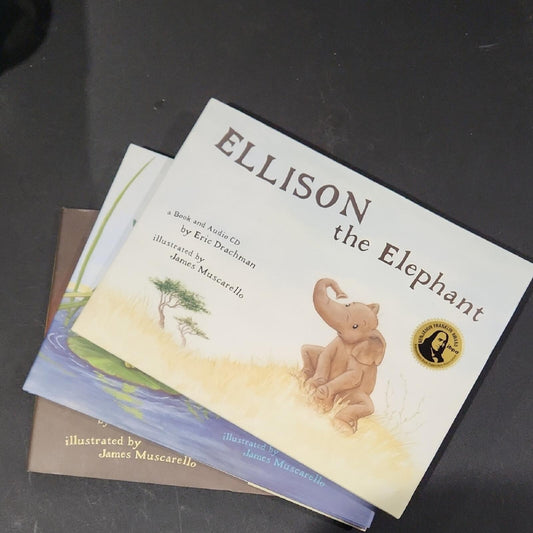 Set Of 3 Hardcover Childrens Books With Audio CD