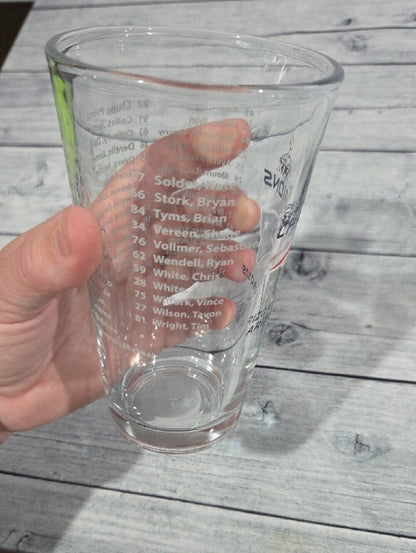 New England Patriots Super Bowl XLIX Champions Pint Glass