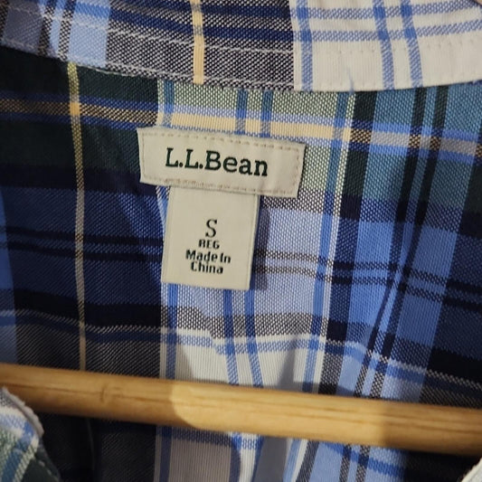 LL Bean Plaid Shirt S