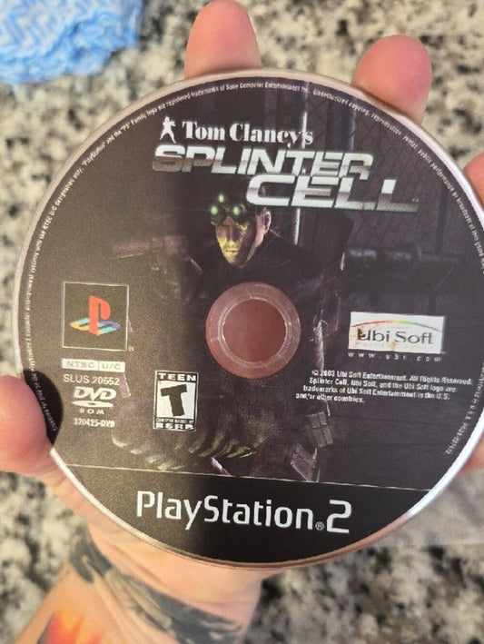 Tom Clancy's Splinter Cell (PS2) PlayStation 2 Game Disc - NO CASE