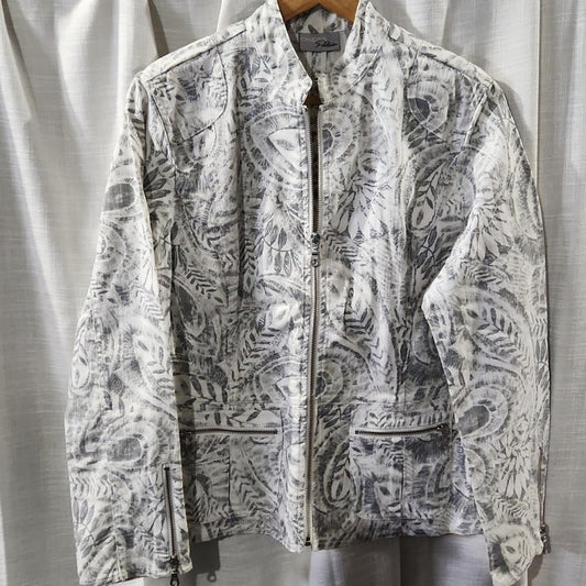 Chico's Platinum Jacket Size 1