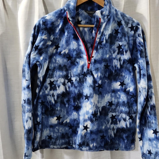 Eddie Bauer Patriotic 1/4 Zip Fleece M