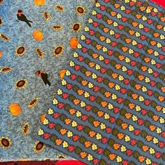 Vintage Fall Themed Fabric