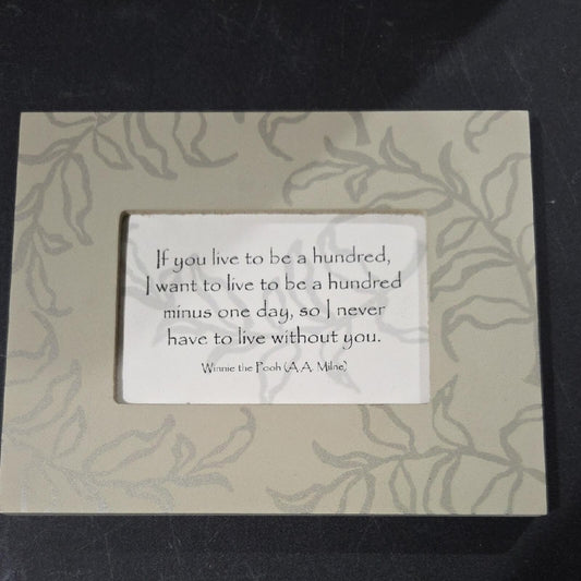 Disney Winnie The Pooh Accent Picture Frame