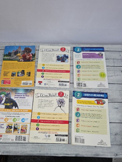 DC Super Heroes Set Of 6 Level 2 Kids Books