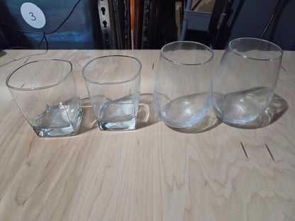 Glass cups