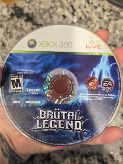 Brutal Legend Xbox 360 Disc -  NO CASE
