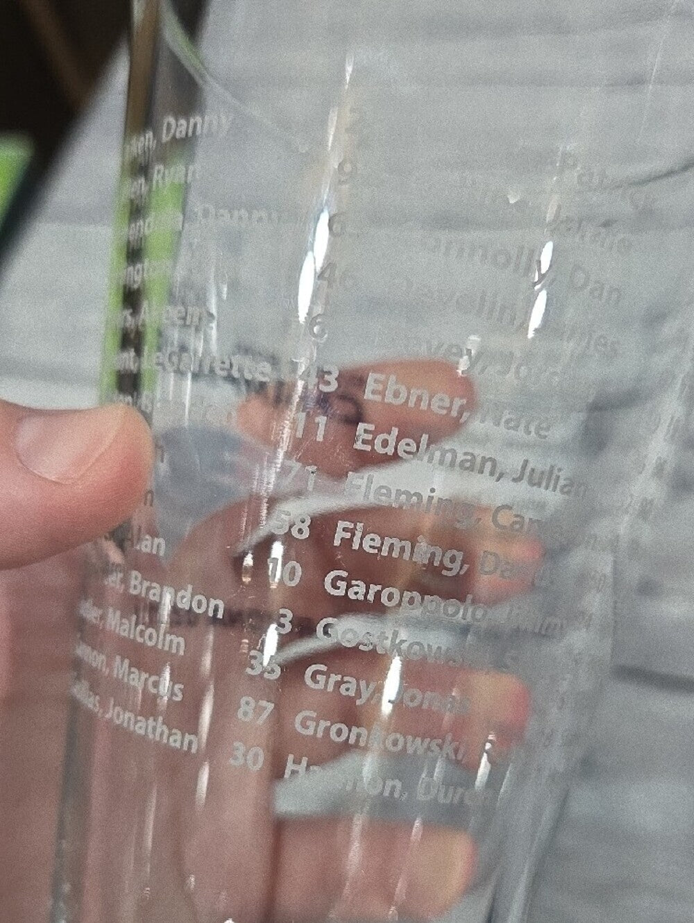 New England Patriots Super Bowl XLIX Champions Pint Glass