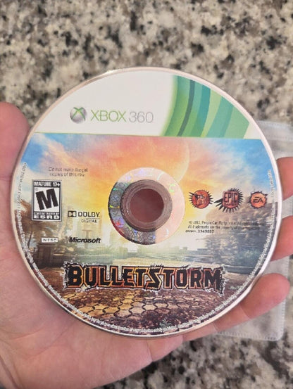 Bulletstorm Xbox 360 Game Disc - NO CASE