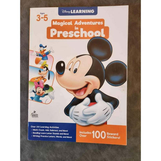 Disney Preschool Work Book