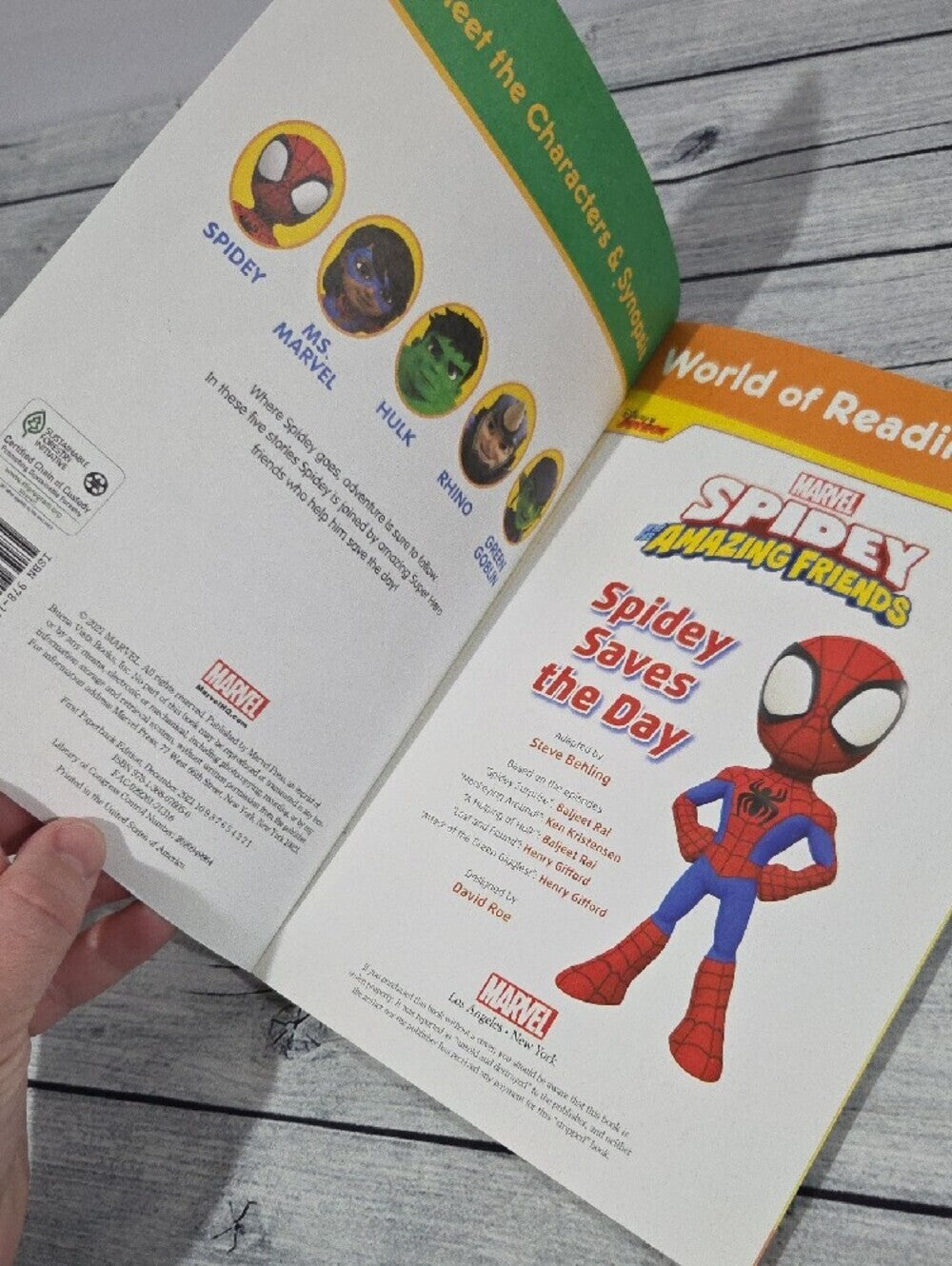Marvel Spidey And His Amazing Friends Pre-1 Reading Kids Book