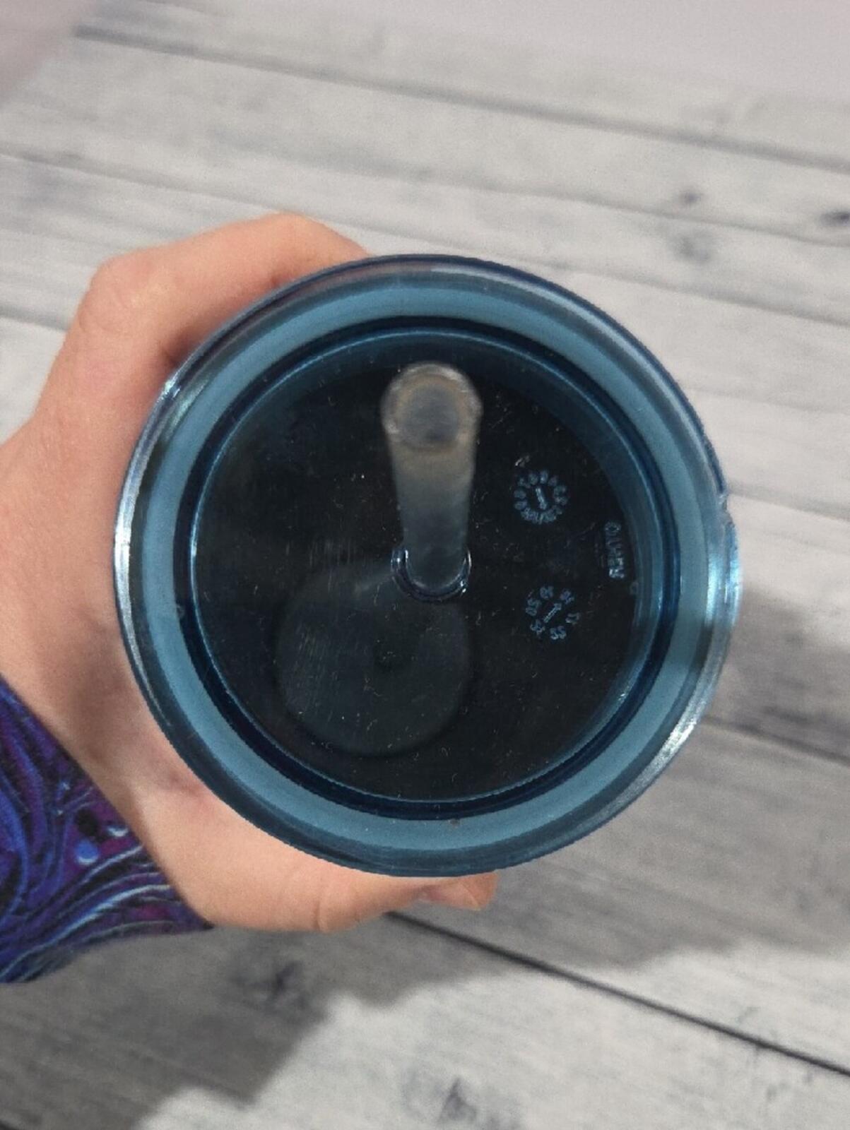 Starbucks Blue Ombre 16oz Stainless Steel Tumbler with Straw